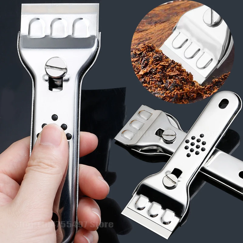Raspador de acero inoxidable para placa de vitrocerámica, raspador de limpieza con cuchillas de repuesto, herramientas multifuncionales para limpieza de cocina, 1/2 Uds.