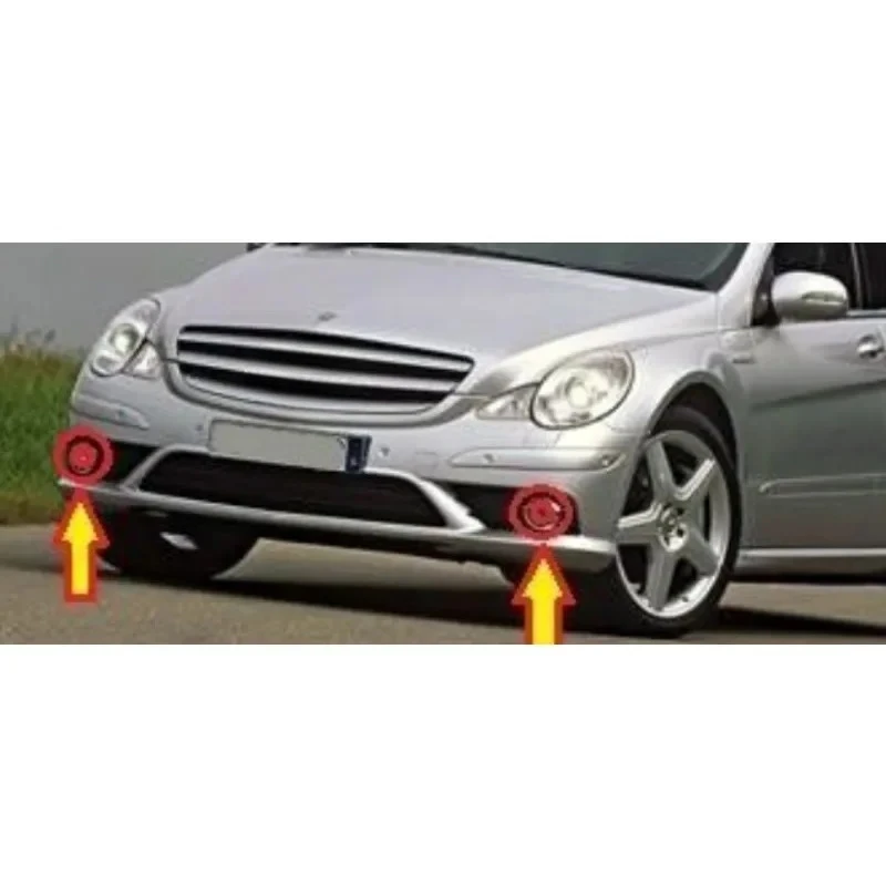 Front Fog Lamp Chrome Decorative Frame for Mercedes Benz R Class W251 R350 R280 A2518850374 A2518850474 - view 6