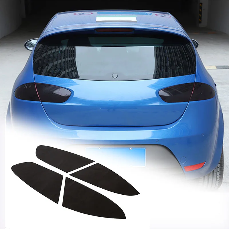 Rücklicht-Tönungsfolie PVC Rücklicht-Schutzfolie Heckleuchten-Zierfolie Auto-Gadgets für SEAT Leon Mk2 1P 2008-2012 – Detail 2