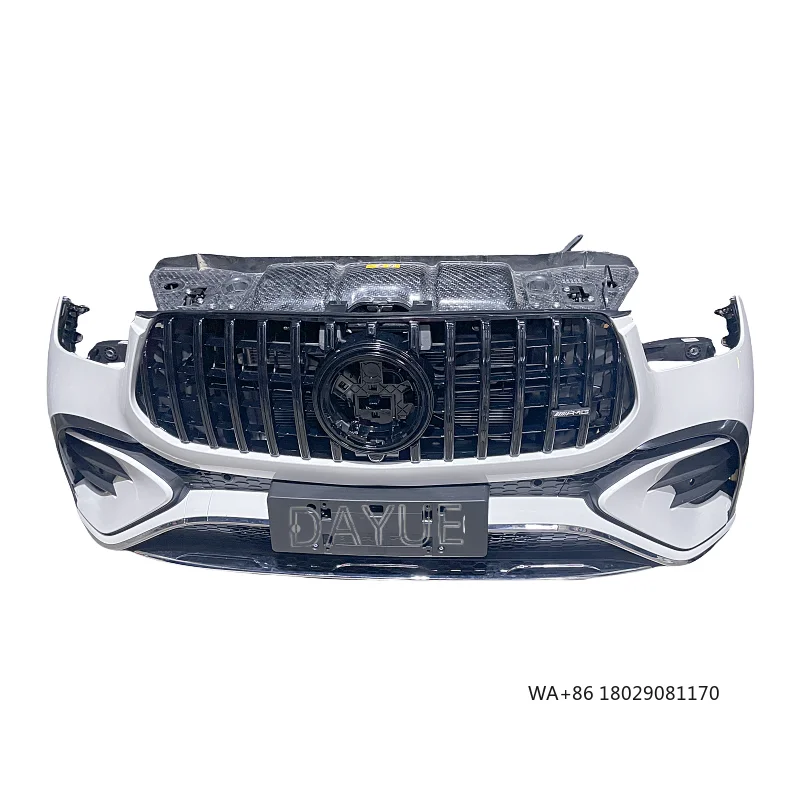 

Передний бампер в сборе и решетка радиатора для GLE Class 167 2023-2024, пластиковые, на болтах, универсальная установка