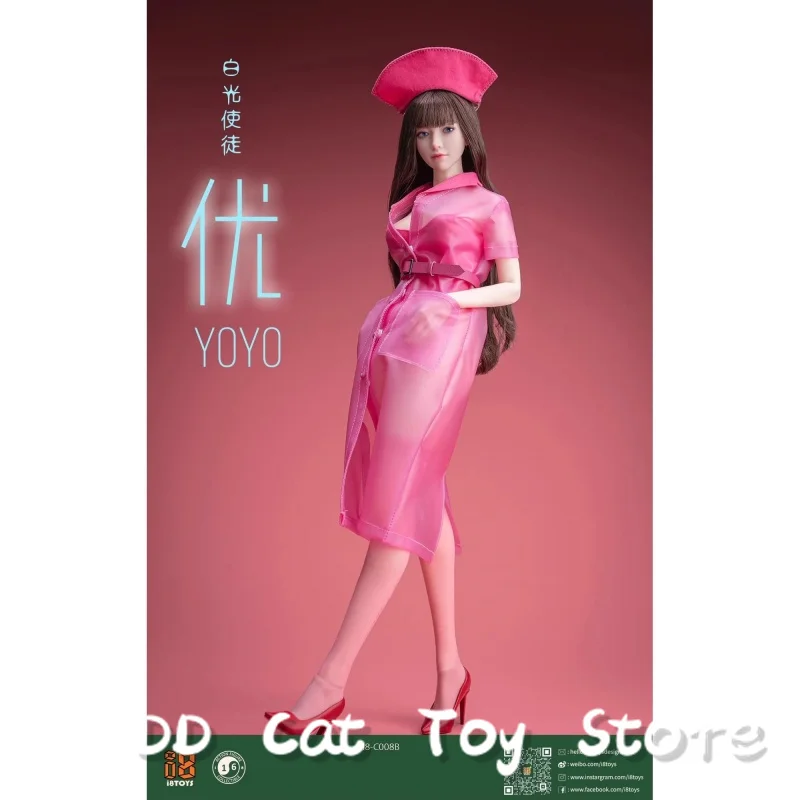 Genuino I8toys I8-C008 apóstol de luz blanca Yoyo 1/6 escala femenina conjunto de enfermera figura de acción modelo coleccionable estatuilla personalizada
