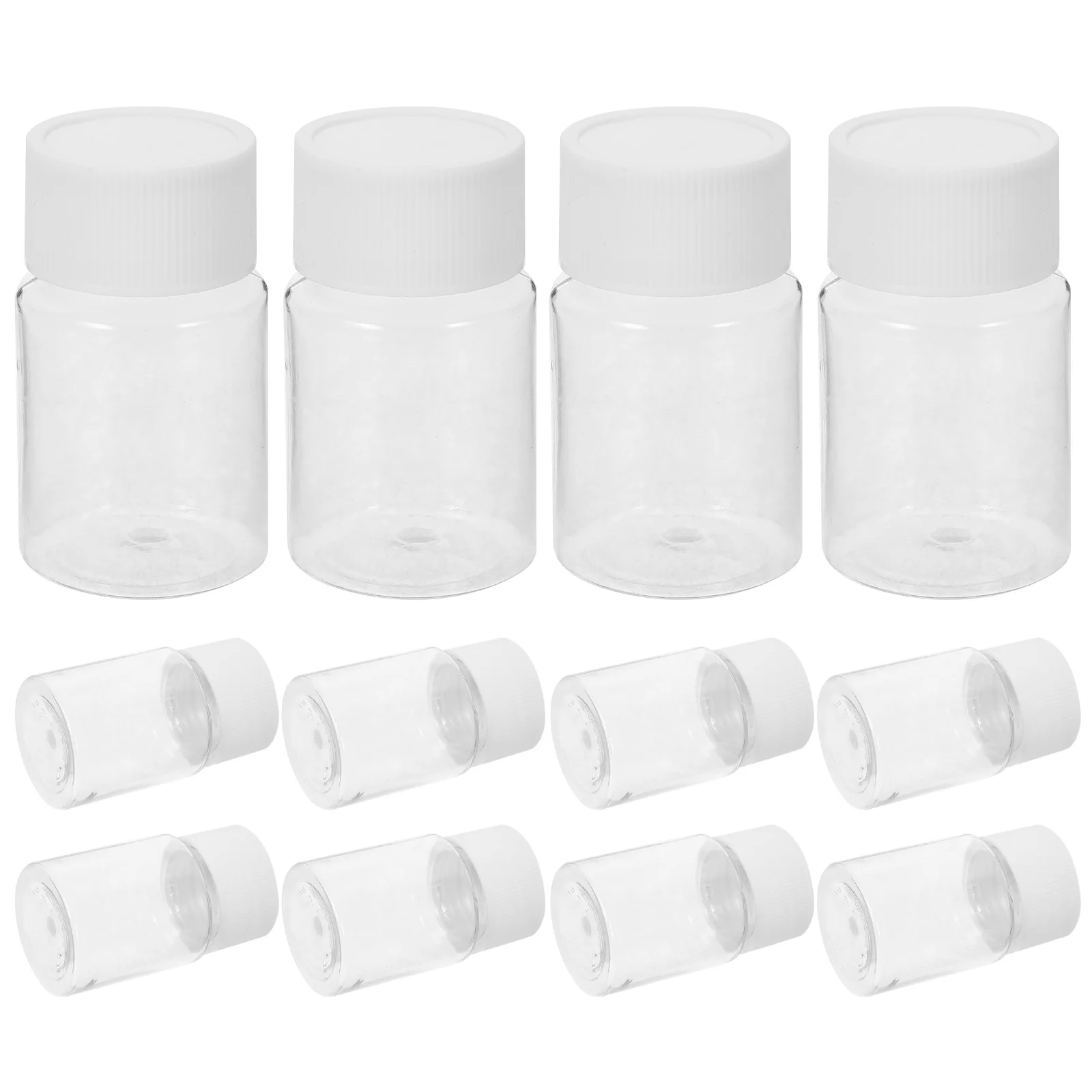 12 個のトラベルサイズ詰め替えボトル透明なプラスチックの空の容器液体薬トイレタリー屋外旅行用小さな漏れ防止