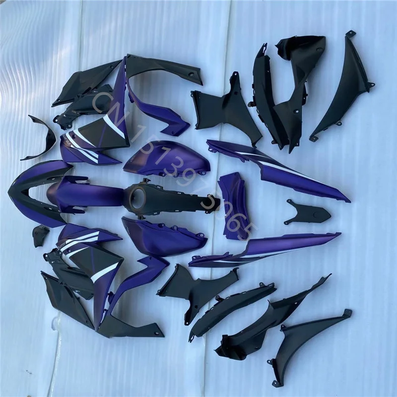 ABS plastic motorcycle Fairing kit fit  for YAMAHA YZFR3 2019-2021  Injection molding YZFR3 2019 2020 2021purple black Fairing