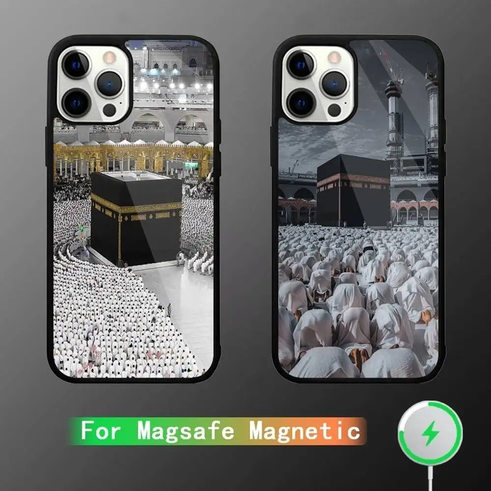 

Masjid al-Haram Phone Case For iPhone 16,15,14,13,12,11,Pro,Max,Plus,Mini,SE New Magsafe Magnetic Wireless Charging