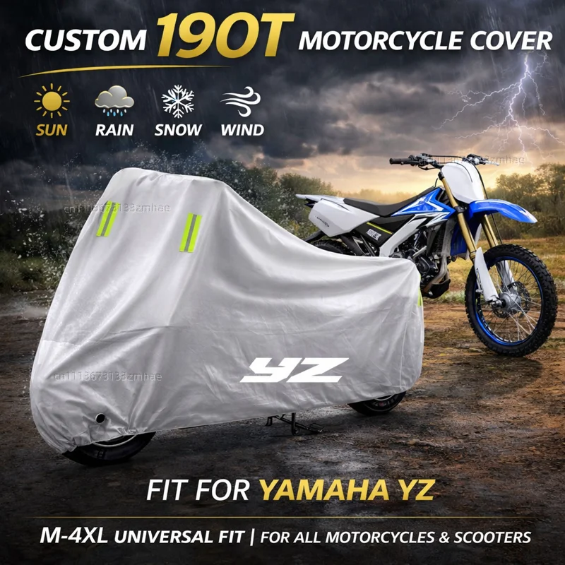 

Чехол для мотоцикла YAMAHA YZ 125 250F 250FX 450F 450FX 250 450 F FX, водонепроницаемый, сверхпрочный, для улицы, защита от дождя, пыли и солнца