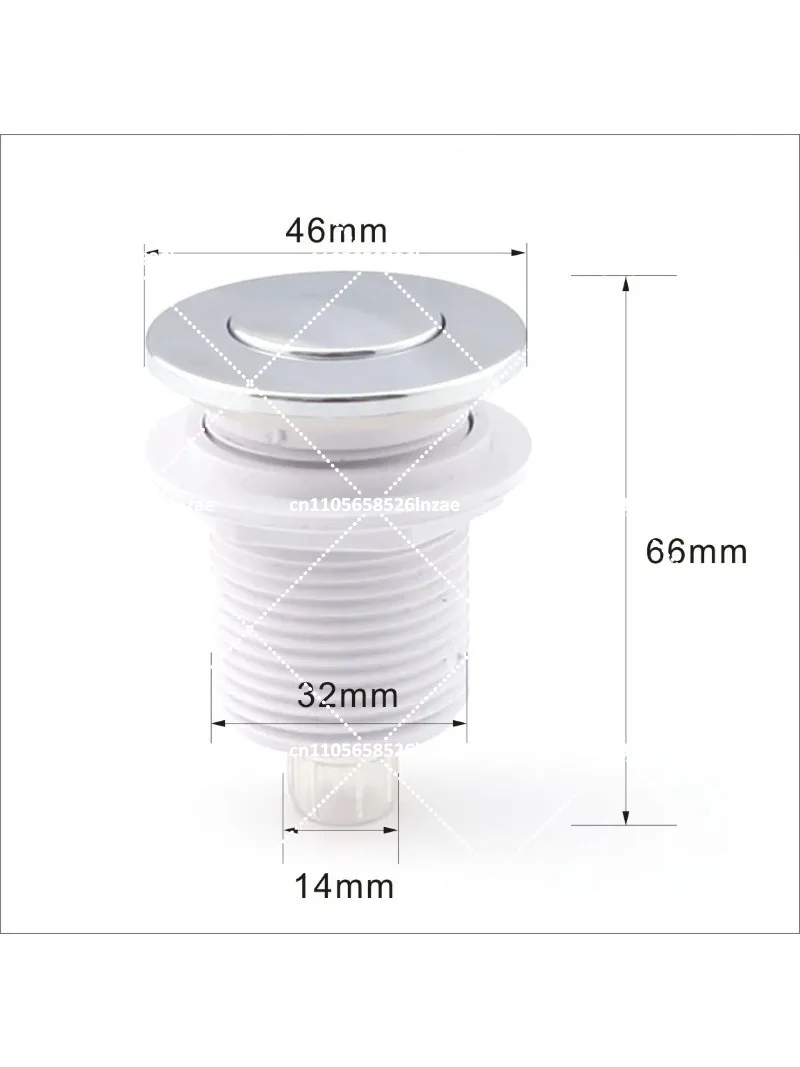 Silicone Cover for Garbage Disposal, Kitchen Food Mincer Air Hose Push Button Microswitch Switch Single Socket