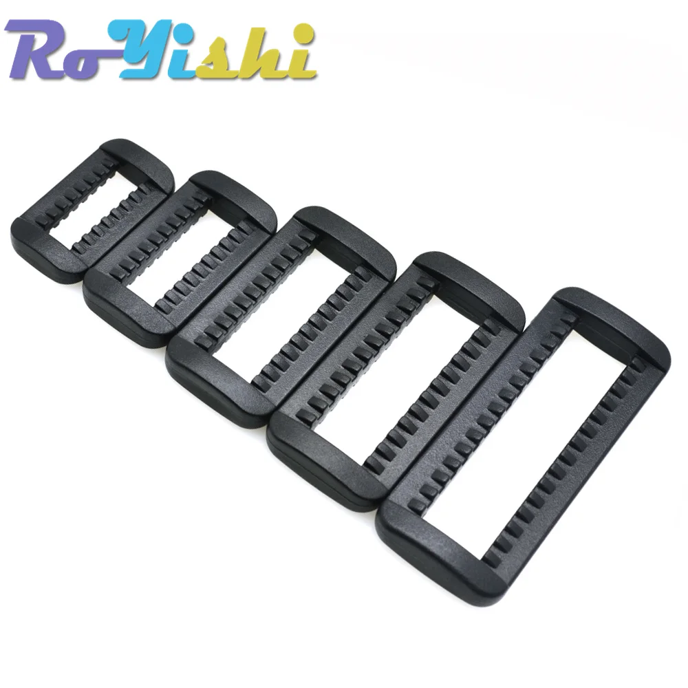 10 Pcs/Pack Loops Looploc Side Release Buckles Plastic Rectangle Rings Backpack Strap Bag Parts Accessories