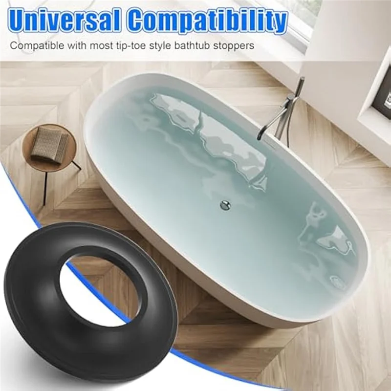 ABZV-Per tappi per vasca da bagno stile punta guarnizione tappo vasca per set di scarico vasca guarnizione tappo vasca in gomma