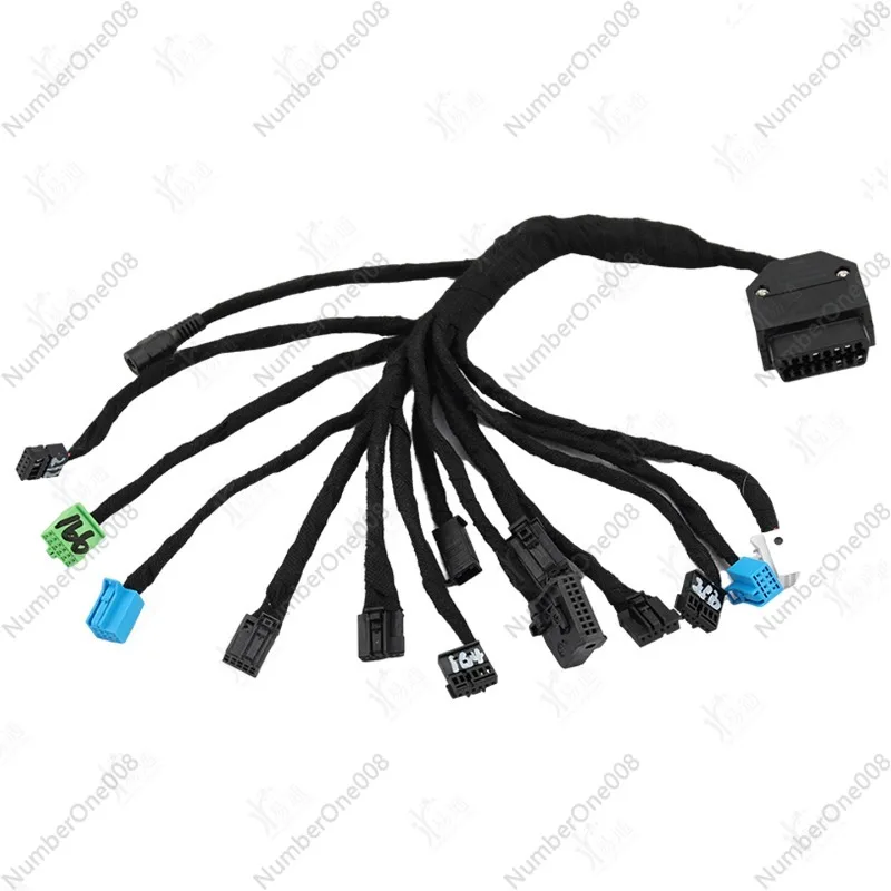 

Applicable to Mercedes-Benz 15-in-1 wiring harness, all keys lost, matching platform Applicable to VVDI tablet Mercedes-Benz