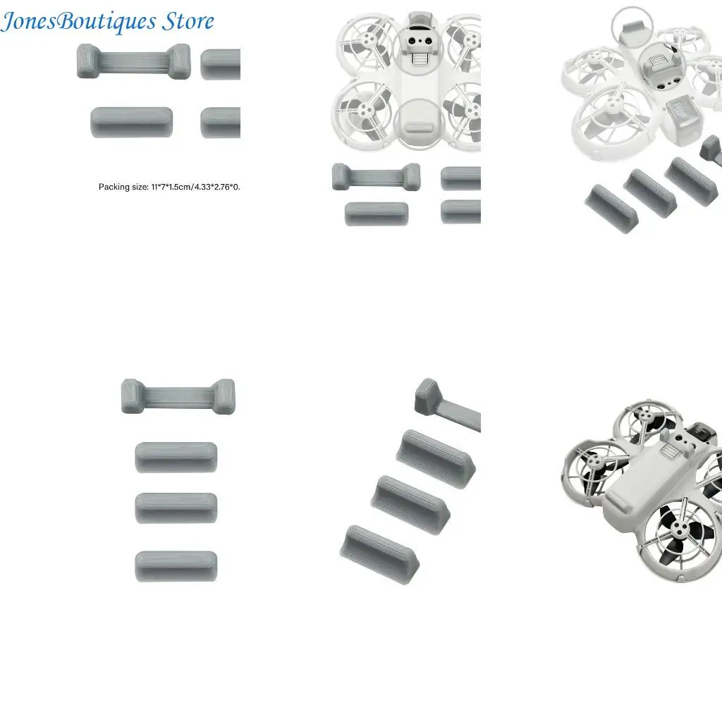 Extension Landing Gear for Drones Height Extender Kickstand Extension Feet Protector Quick Release Increase Bracket Legs W8KE