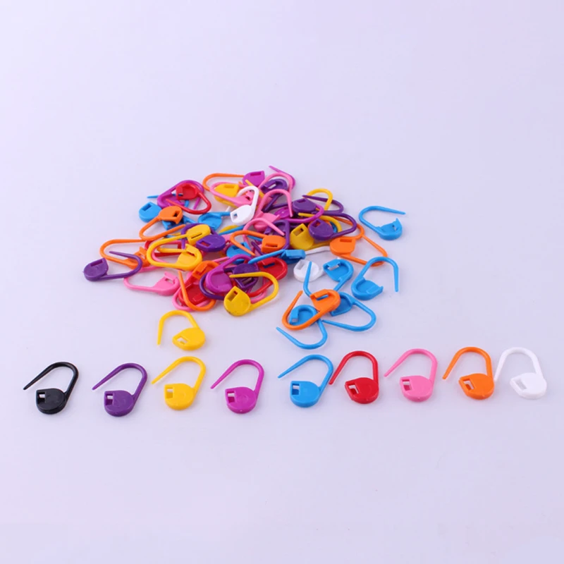 20/50Pcs Mix Color Knitting Tools Locking Stitch Markers Crochet Latch Marker Pin