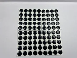 10PCS/Lot 14mm Gel logo Car key Shell Fob Stickers Remote Emblem Symbol Badge For KD Remote VVDI Remote