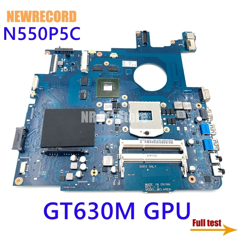 

For Samsung N550P5C Laptop Motherboard BA41-09100A BA92-10610A BA92-10610B GT630M GPU DDR3 HM77 Main Board Full Test