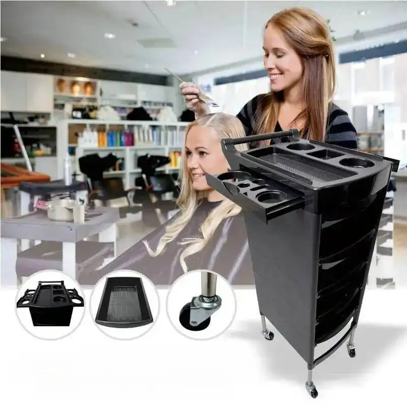 Manicure Salon Furniture Professional Beauty Pedicure-trolley Hairdresser Aesthetic Auxiliary Trolleys Offer Drawers Organizers