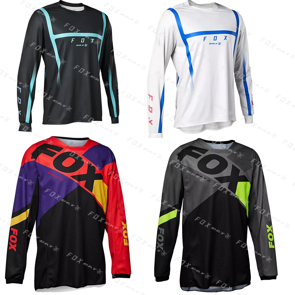 

Men's Downhill Cycling Jersey Outdoor Cycling Jersey BATFOX MTB Cross-Country Cycling Jersey Motorcycle Cross-ountry Long Sleeve