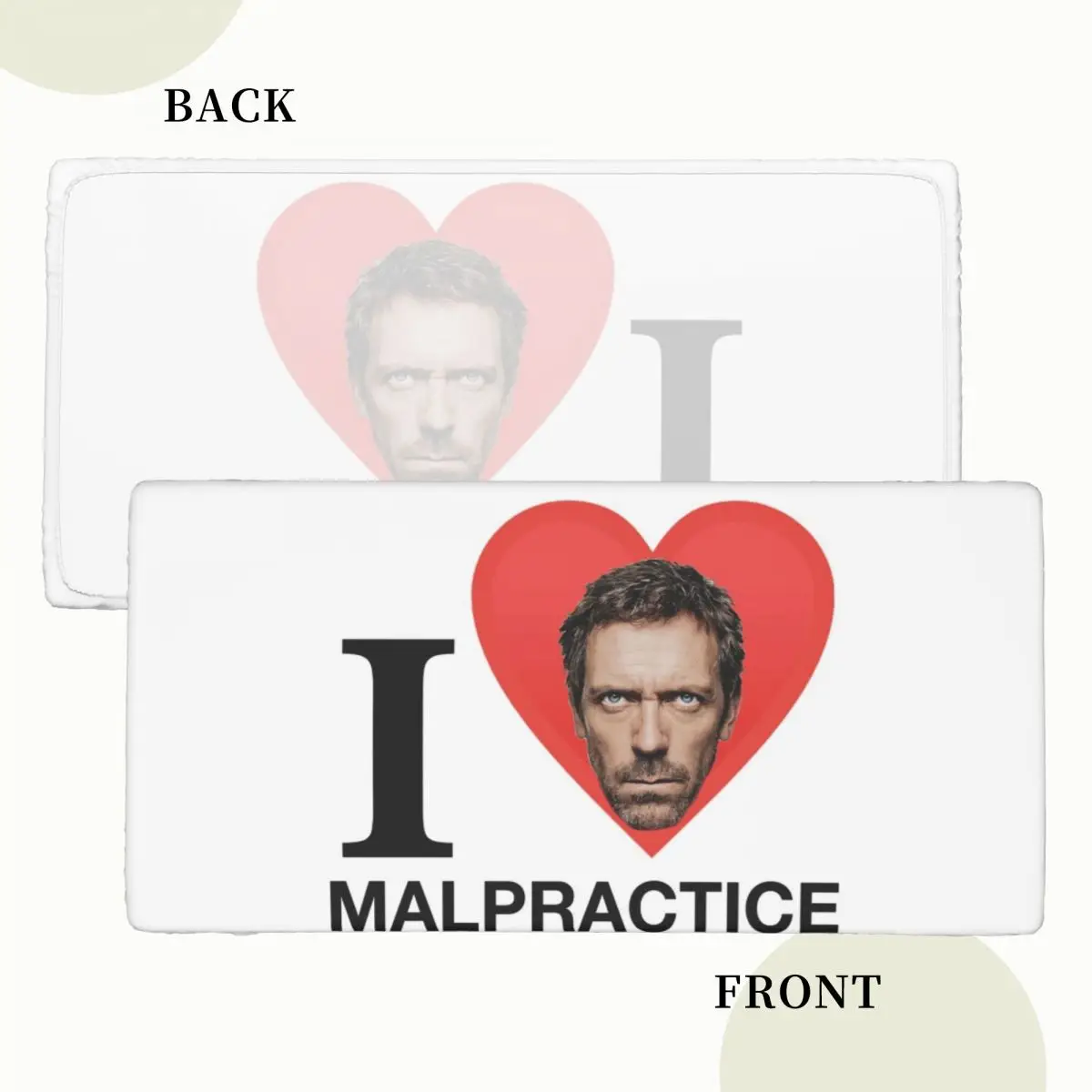 House MD Malpractice Enthusiast Merch Customized Rectangular Tablecloth Waterproof Table Cover for Dining Events Table Cloth