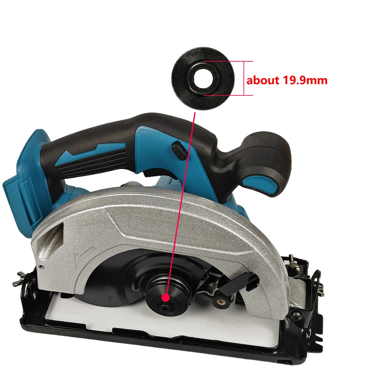 7 Inch 1200W Cordless Electric Circular Saw 180mm Saw Blade Adjustable Angle Cutting Woodworking For Makita 18V Battery