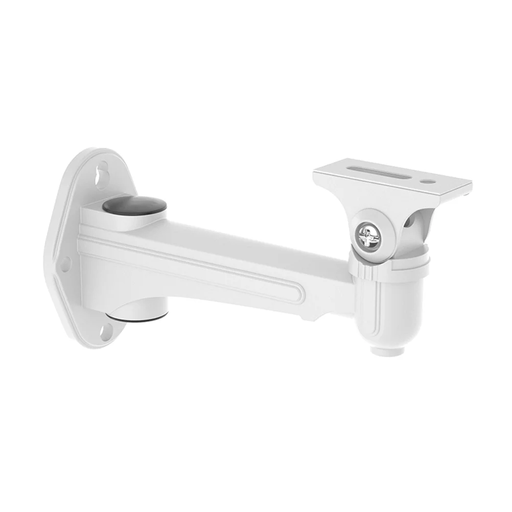 Soporte para cámara de seguridad de montaje en pared, soporte ajustable para cámara CCTV para interiores y exteriores (blanco), soporte de pared para cámara de seguridad