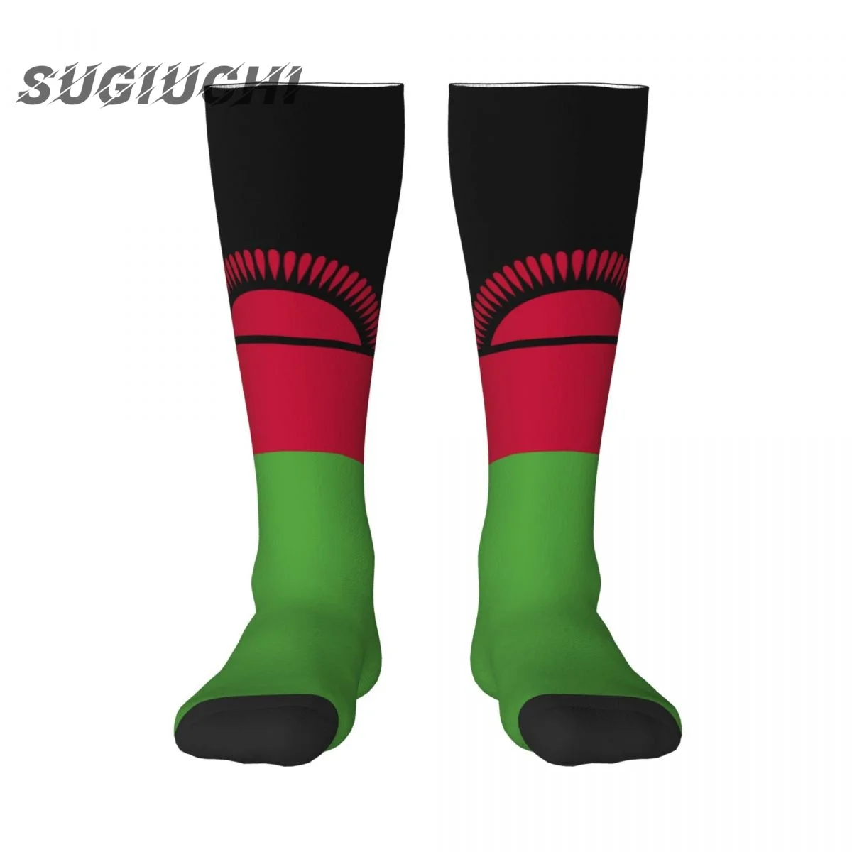 

Malawi Flag Polyester 3D Printed Socks For Men Women Casual High Quality Kawaii Socks Street Skateboard Socks