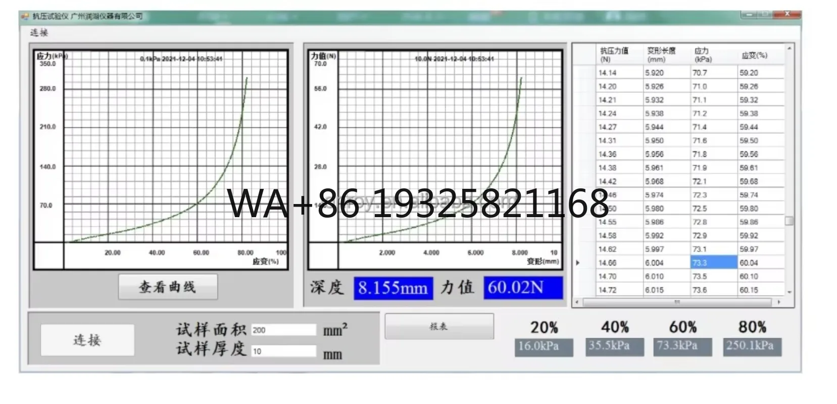 ISO534 Foam Compression Tester,Compressibility Strength test Machine Computer Compression Rate Tester
