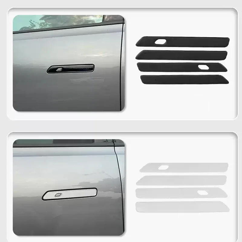 

4PCS Car Door Drip Glue Handle Cover Anti Scratch Waterproof Durable Auto Exterior Accessories For TOYOTA BZ3X 2025-Present