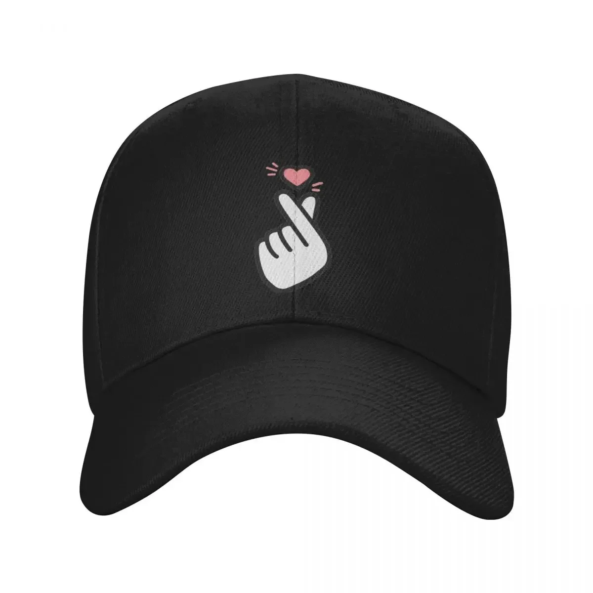 

Kpop Finger Heart - Aesthetic Baseball Cap Golf Wear Custom Cap Cosplay Women's Beach Outlet Men's