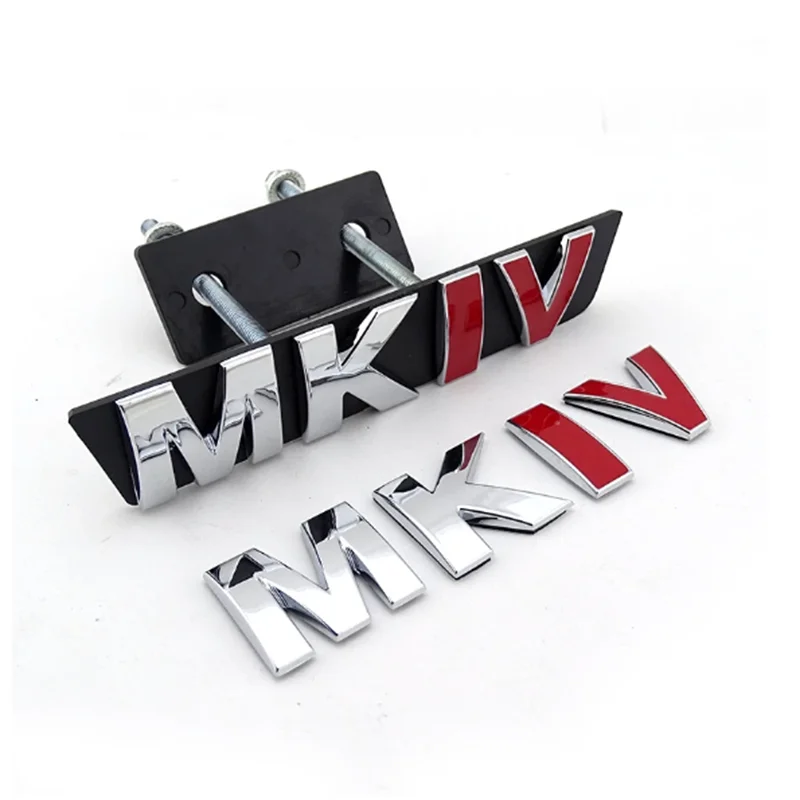 Auto body kits car accessory MKIV MK4 auto emblem Badge Car decal Sticker for volkswagen VW Golf Jetta 1999-05 