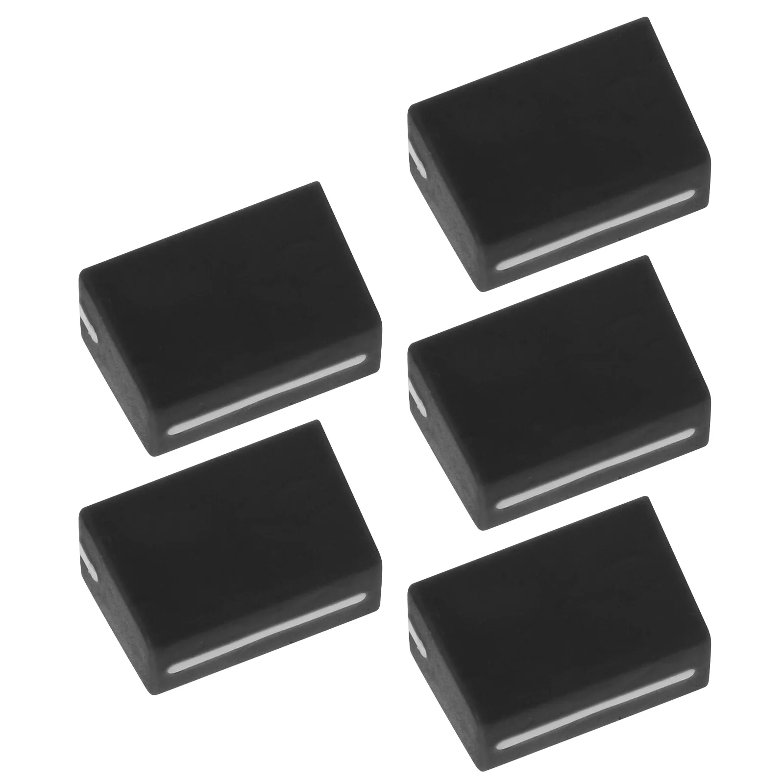 5 قطعة خلط وحدة التحكم المنزلق ترويسة قبعات استبدال المطاط دفع المقابض لخلاط الصوت عملية سلسة ترويسة زر الملحقات #5