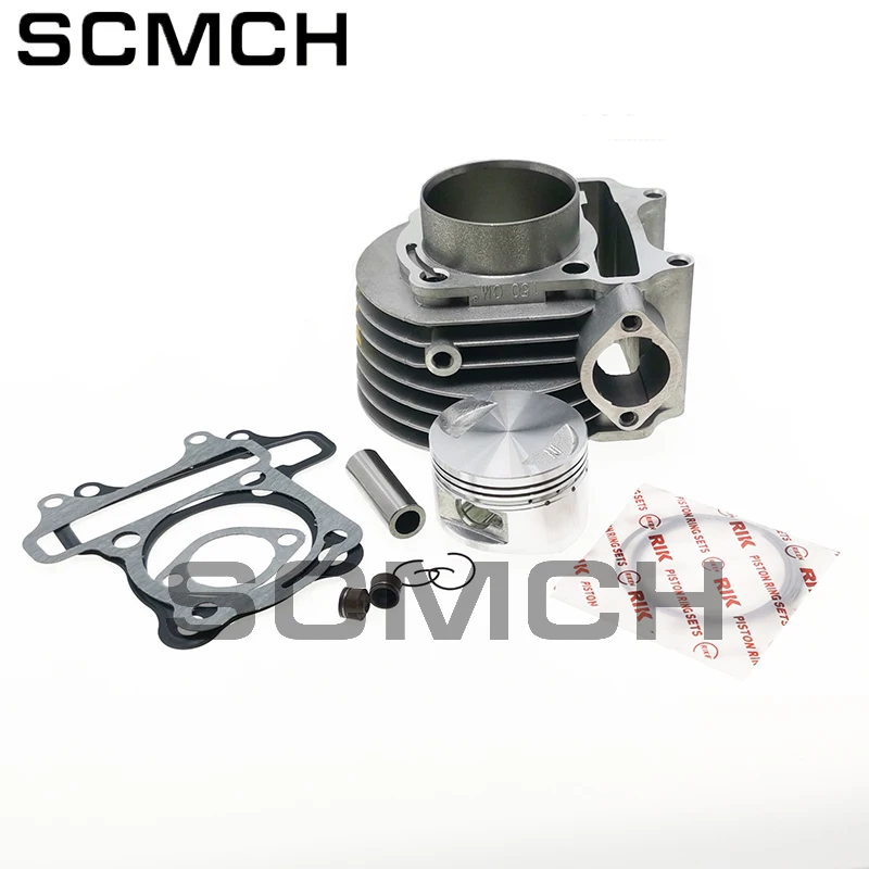 

Motorcycle 57.4mm Cylinder Piston Ring Gasket Kit for GY6-150 M8 Engine Spare Parts