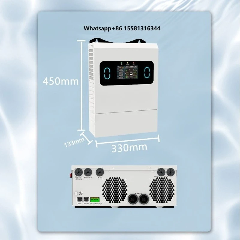 GIGACITY HS1102EH48L 102 kW Solar Inverter 230 V Single-phase Low-voltage Home Energy Storage with Dual  Inputs