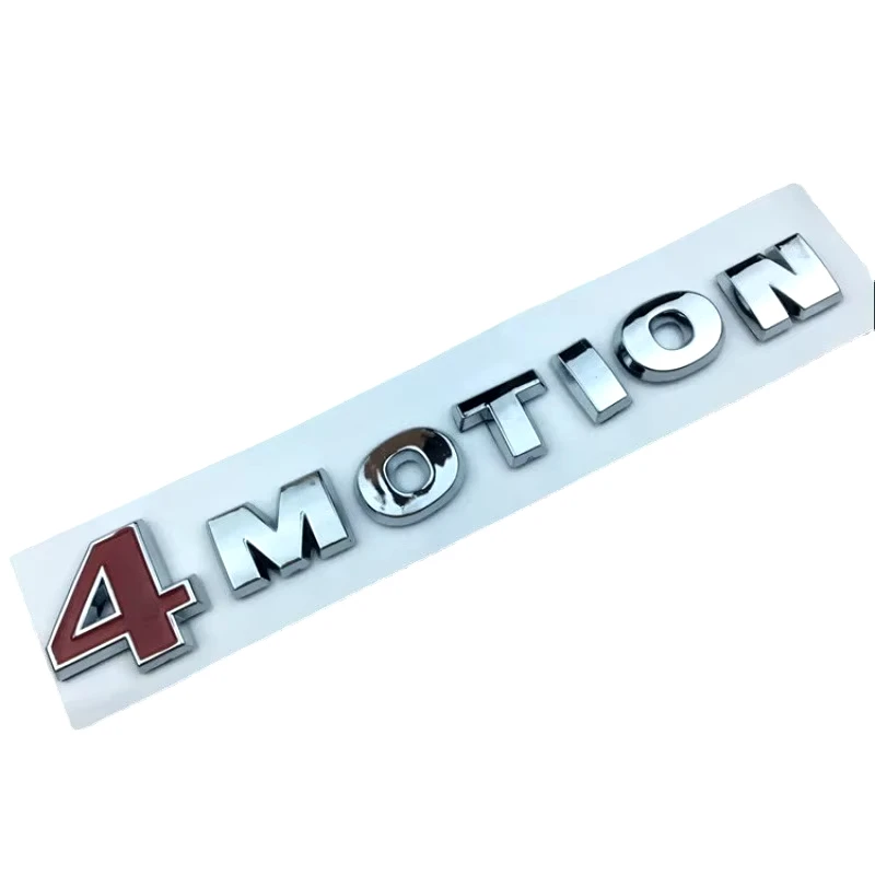

3D ABS 4MOTION Logo Car Emblem Tail Letter Badge Sticker Decal For VW Volkswagen 4 MOTION Golf Passat Jetta Touareg Tiguan Polo