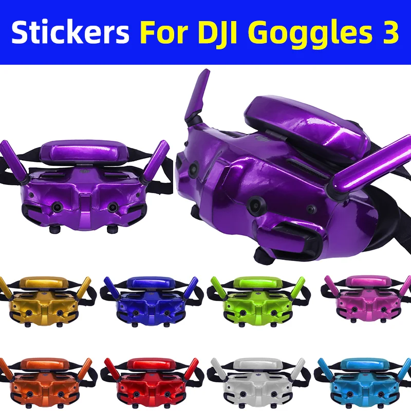 For DJI Avata 2 Drone Goggles 3 Flight Glasses Stickers Waterproof Anti-scratch Decals Protect Film Personality Refit Accessory