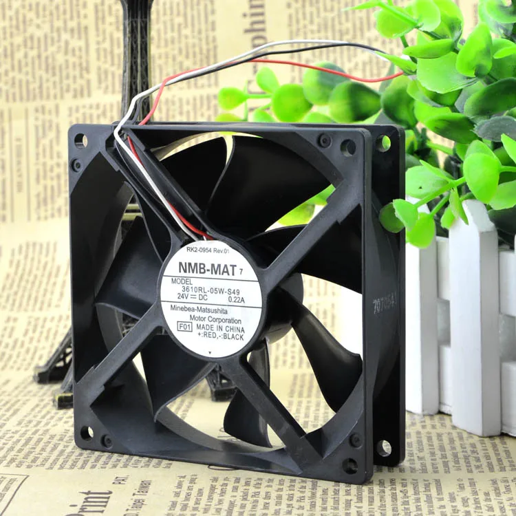 

3610RL-05W-S49 24V 0.22A 9025 9CM CASE INVERTER COOLING FAN