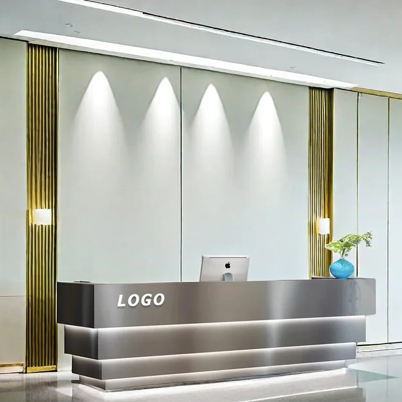 

Counter Reception Table Lectern Simple Front Clothes Modern Luxury Furniture Office Receptionist Scrivania Executive Atelier