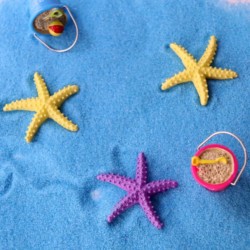 Tiny Artificial Starfish Resin Figurines for Aquarium Decoration Simulation Fish Ornaments Fish Tank Diy Micro-landscape Decor