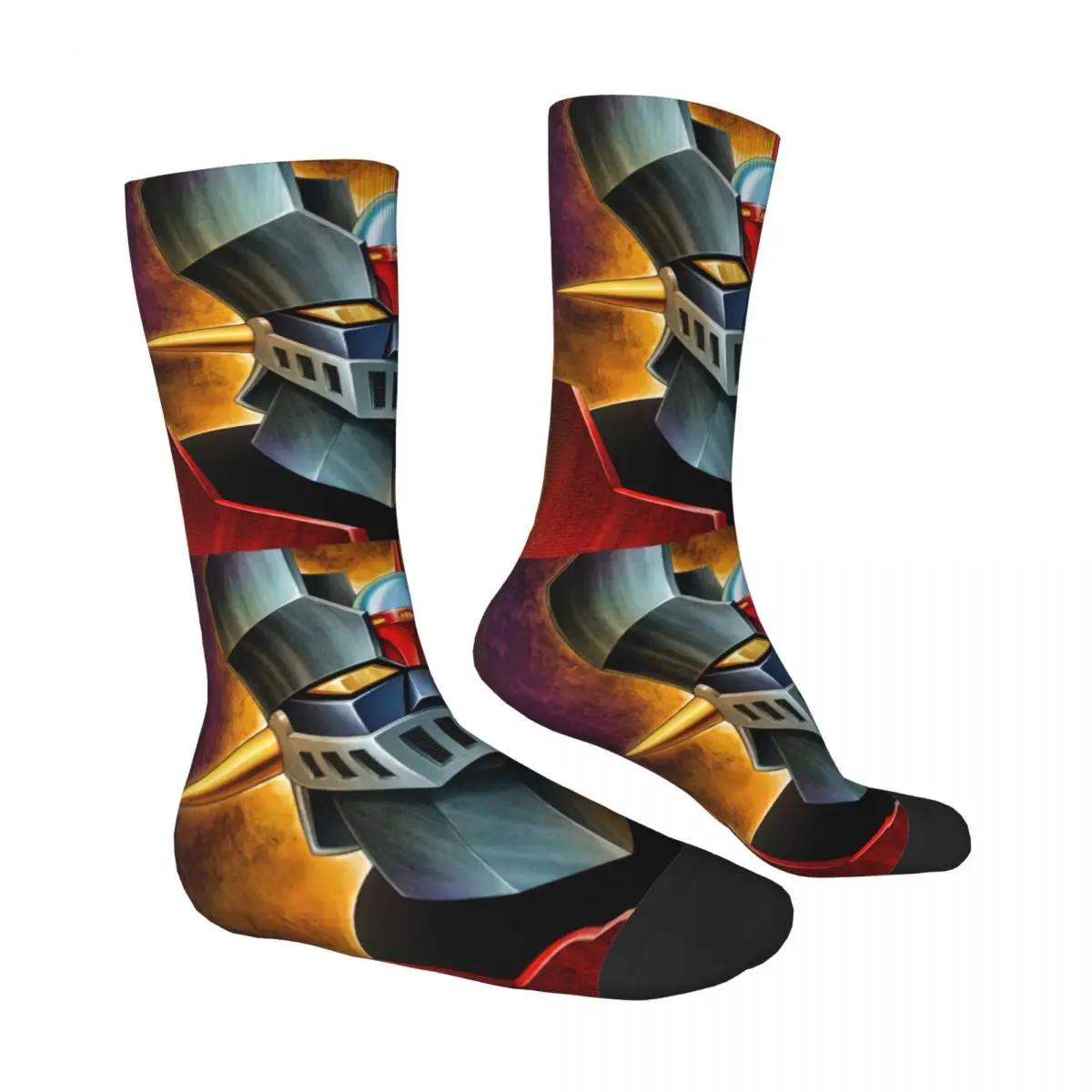 Mazinger Z Funny Socks for Men Women Unisex Crazy Street Style Printed Crew Sock