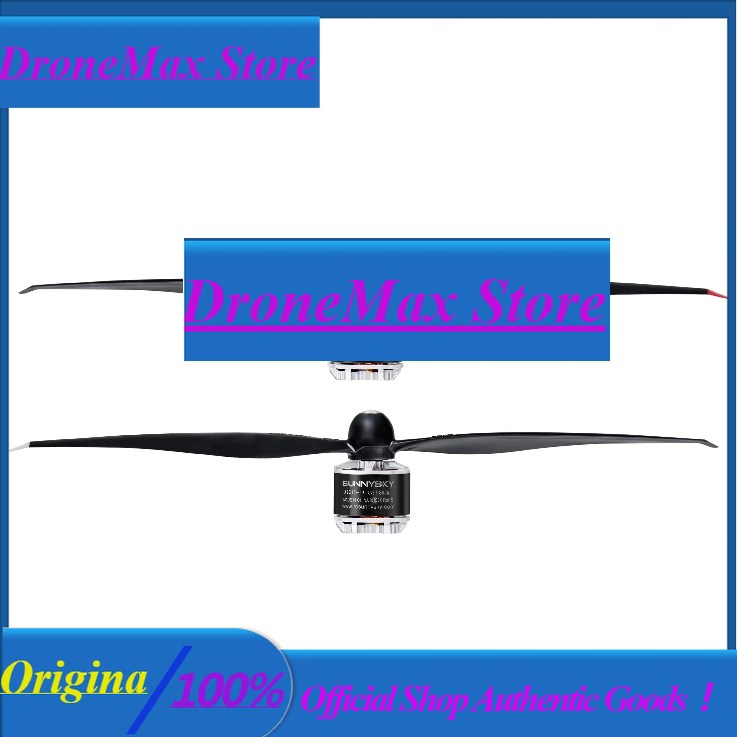 DroMaSUNNYSKY A2212 980KV CW/CCW Brushless Motor – High Cost-Effective RC Drone Replacement Part