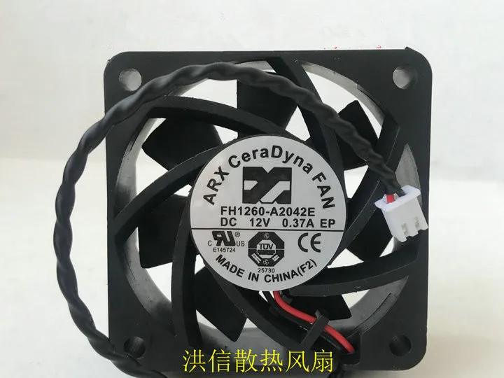 

Free shipping original ARX CeraDyna FAN FH1260-A2042E DC12V 0.37A 6cm cooling fan