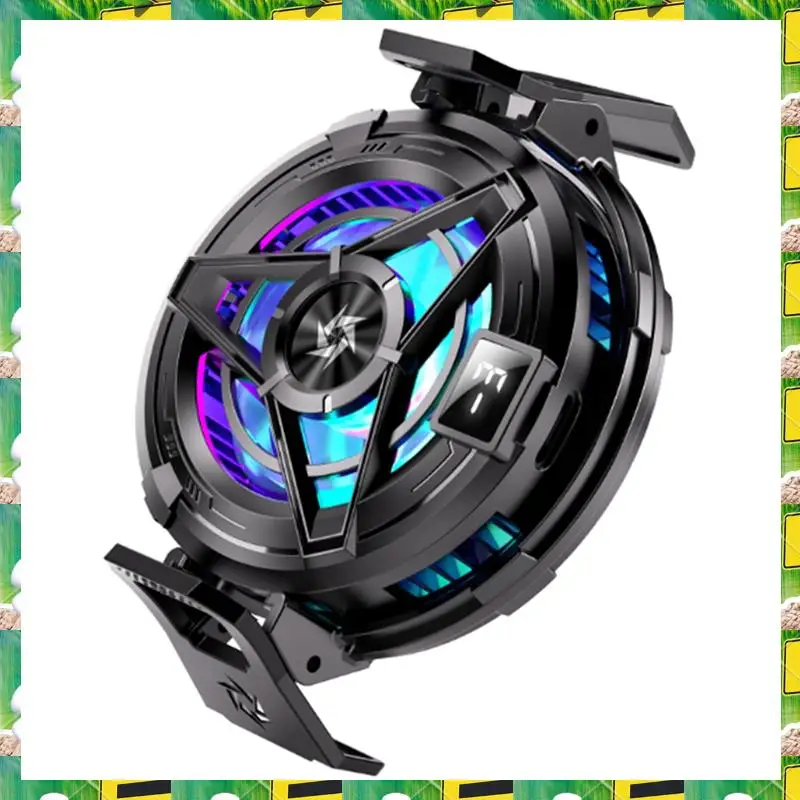 3C Electron Mobile Phone Heat Sink Game Console Radiator For IOS/Android With Back Clip With Digital Display,Mobile Phone Heat S