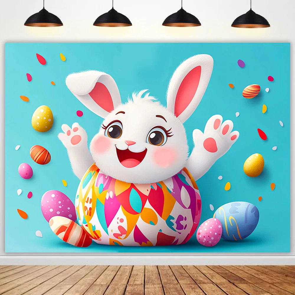 

Easter Background Holiday Photography hanging furnishing decorating Backdrop indoor celebrate Party background