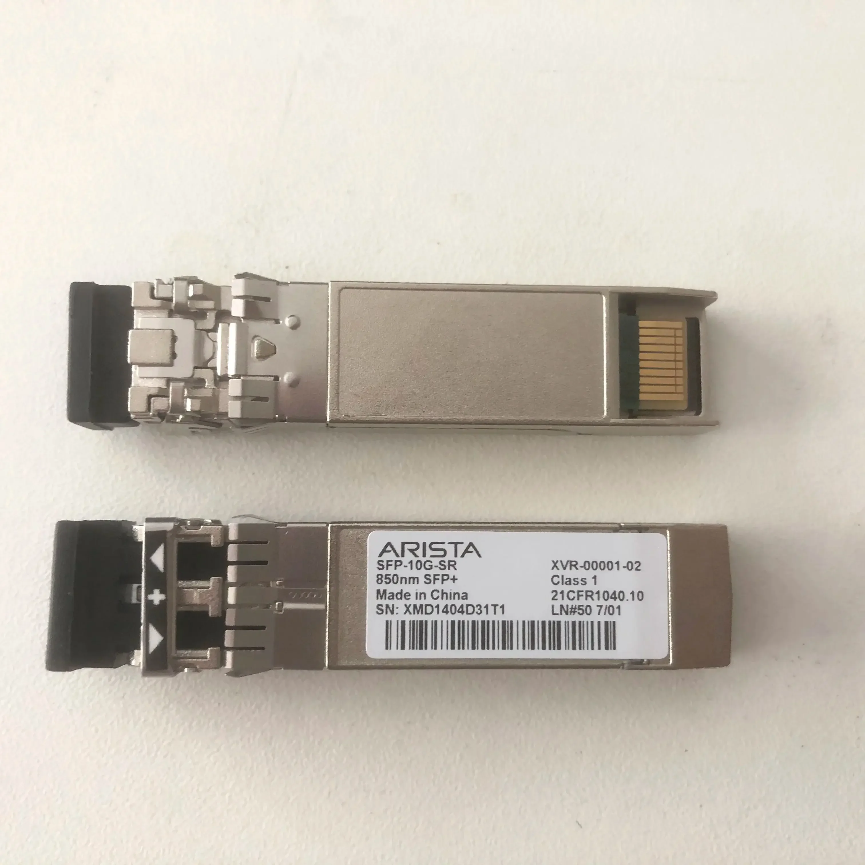 Arista 10g transceiver/SFP-10G-SR/XVR-00001-02/10GB Optical Transceiver/arista 10g sfp fiber switch/arista fiber module sfp