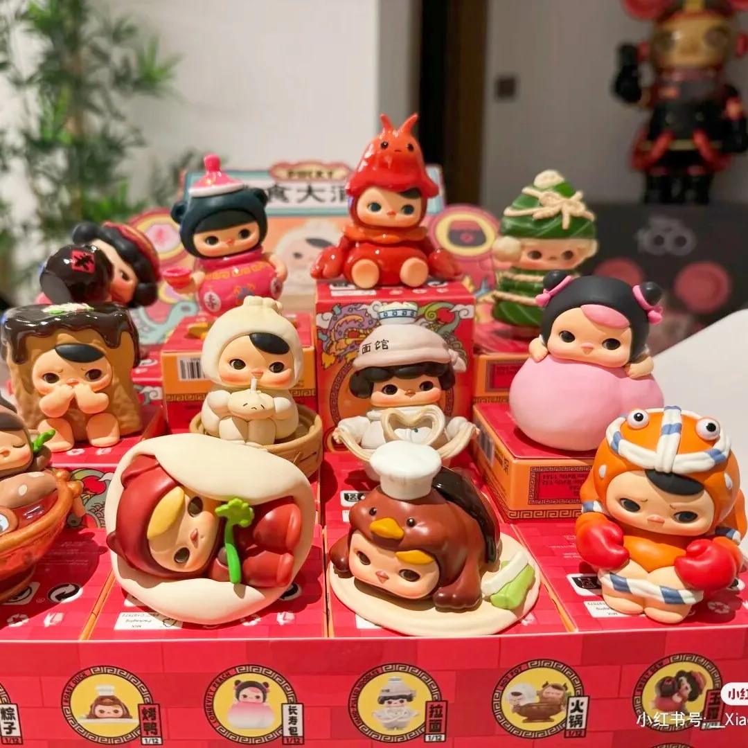 Аниме-фигурка эльфа Pucky Ucky Для Гурманов Из серии ресторанов, ручная аниме-фигурка, украшение для рабочего стола, подарки на день рождения