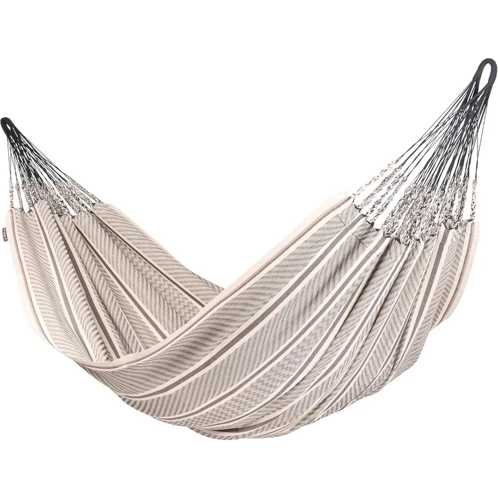 

Flora Classic Organic Cotton Hammock - Indoor Outdoor Hammock, Patio Bed Tree Portable Hammock, 2 Person Double Hammock