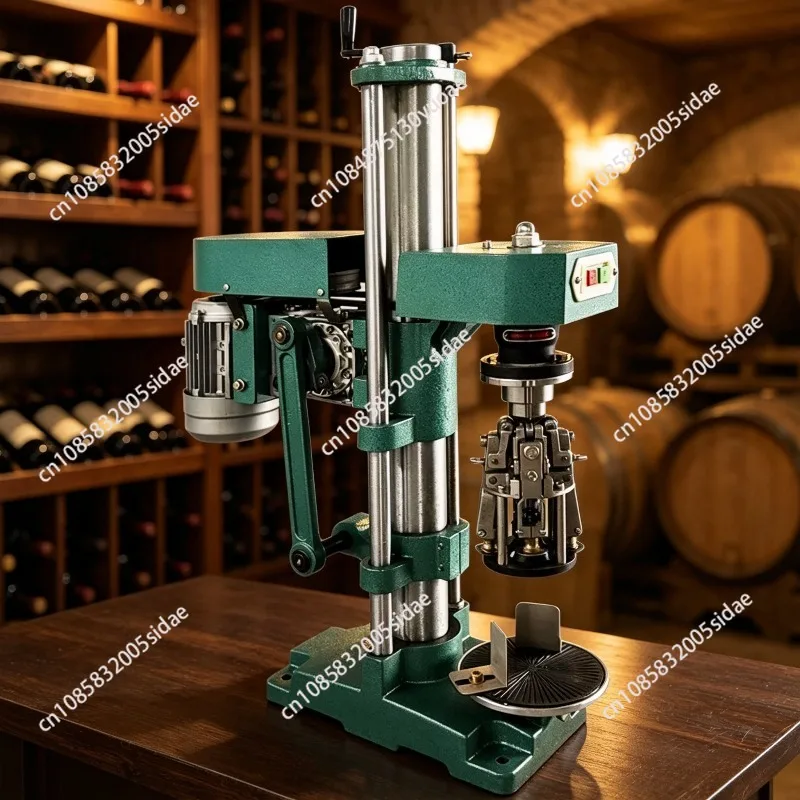 Capping Machine Semi Automatic Pilfer Proof Heavy Duty Durable High Efficiency for Juice Wine Water Glass Plastic Bottles
