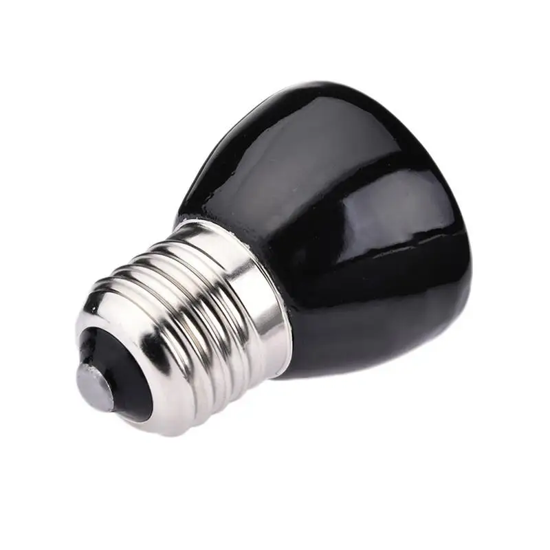 

E27 Pet Heating Lamp Black Mini Infrared Ceramic Emitter Heat Light Bulb Pet Brooder Chickens Reptile Lamp Pet 2550 75100W