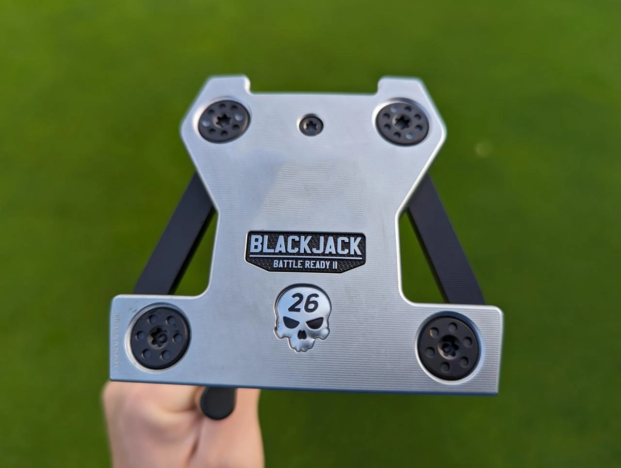 Putter de Golf Battle Ready II, palo de Blackjack de 32-35 pulgadas, eje de acero con cubierta de cabeza, novedad de 2024