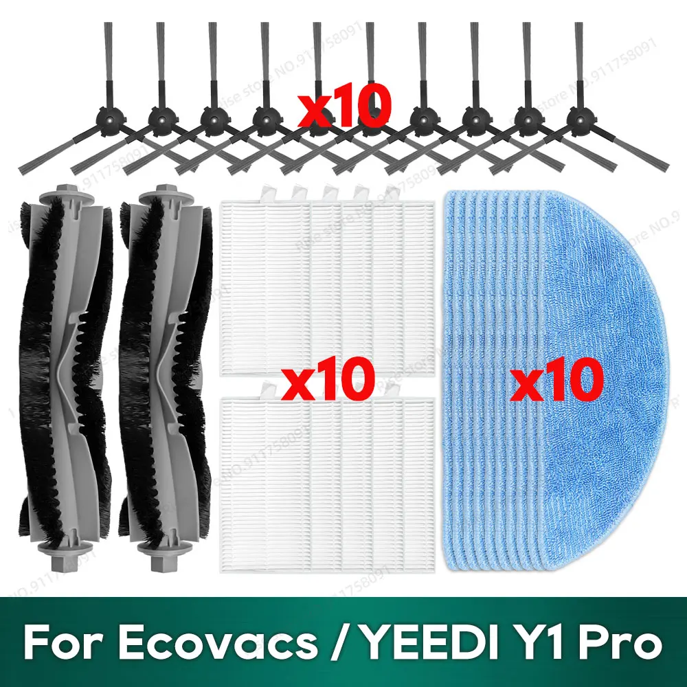 Passend für Ecovacs YEEDI Y1 Pro Roboter-Staubsauger-Zubehör, Mopp, Hepa-Filter, Hauptseitenbürste, Teile, Ersatz
