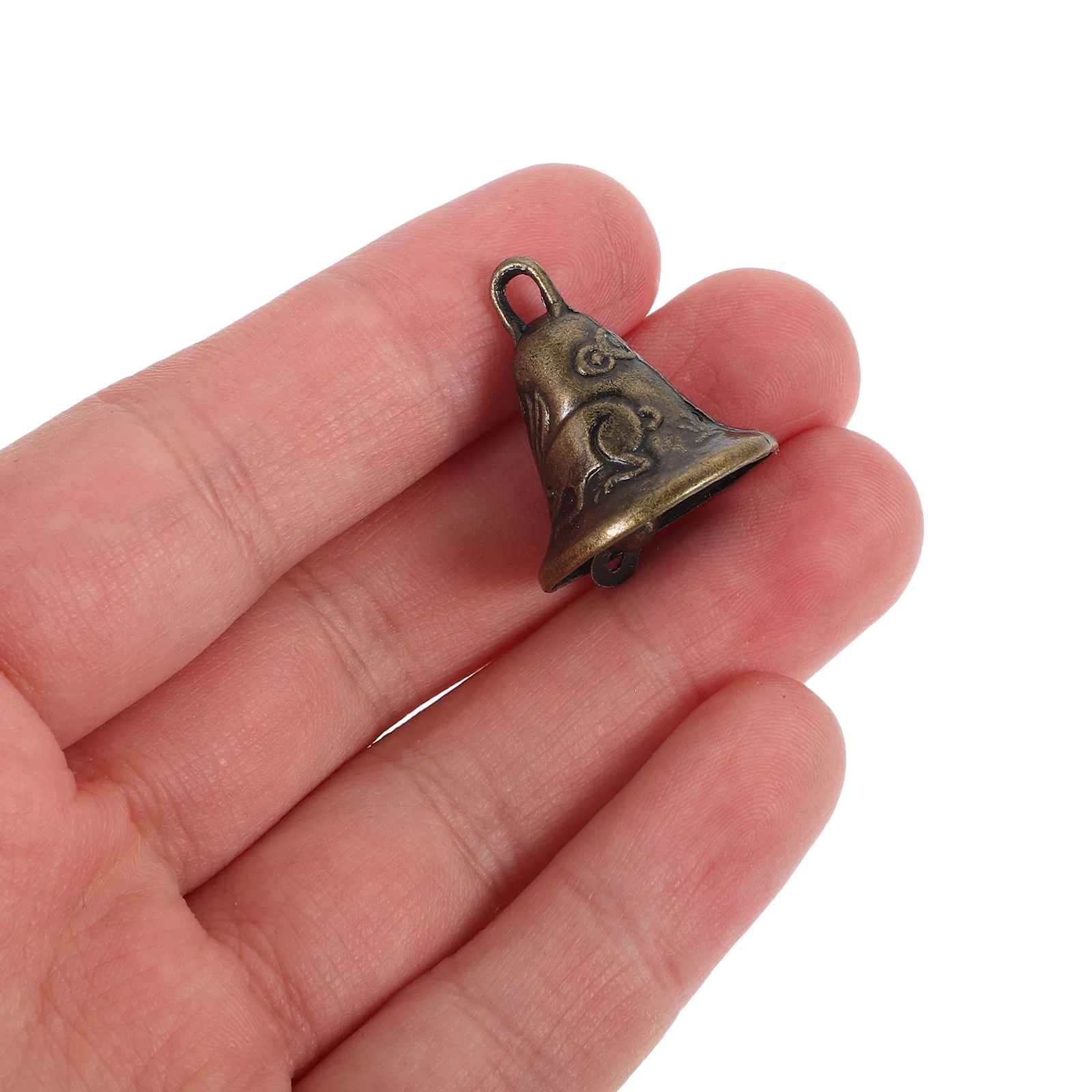 

20Pcs Retro Wind Chime Bells Alloy Metal Bells for Car Decor Feng Shui Protection DIY Hanging Ornament Accessories