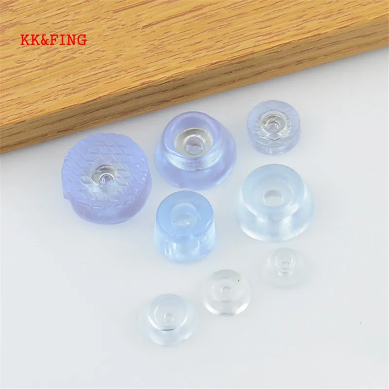 KK&FING 10pcs Soft Transparent Non-slip Pads Chair Table Feet Leg Bottom Pads Furniture Sofa Stool Foot Covers Floor Protectors