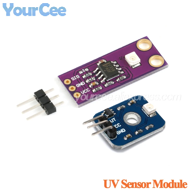 10pcs/1pc GUVA-S12SD UV Detection Sensor Module Ultraviolet Detection Ray For Arduino DC3.3-5V